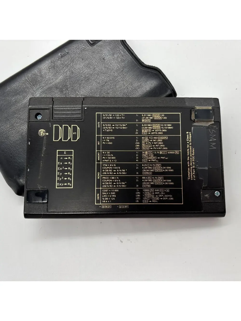 HP 12C Hewlett Packard Financial Calculator With Soft Case